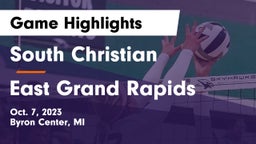 South Christian  vs East Grand Rapids  Game Highlights - Oct. 7, 2023