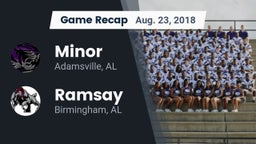 Recap: Minor  vs. Ramsay  2018