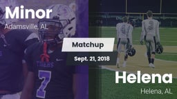 Matchup: Minor  vs. Helena  2018