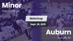 Matchup: Minor  vs. Auburn  2018