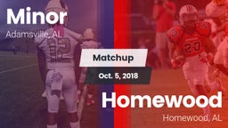 Matchup: Minor  vs. Homewood  2018