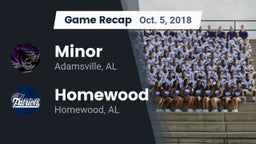 Recap: Minor  vs. Homewood  2018