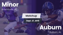Matchup: Minor  vs. Auburn  2019