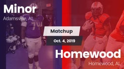 Matchup: Minor  vs. Homewood  2019