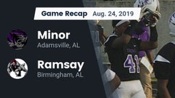 Recap: Minor  vs. Ramsay  2019
