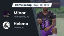 Recap: Minor  vs. Helena  2019