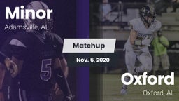 Matchup: Minor  vs. Oxford  2020