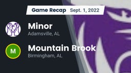 Recap: Minor  vs. Mountain Brook  2022