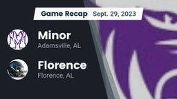 Recap: Minor  vs. Florence  2023