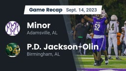 Recap: Minor  vs. P.D. Jackson-Olin  2023