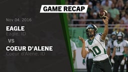 Recap: Eagle  vs. Coeur d'Alene  2016