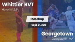 Matchup: Whittier RVT High vs. Georgetown  2018