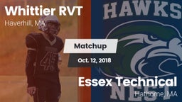 Matchup: Whittier RVT High vs. Essex Technical  2018