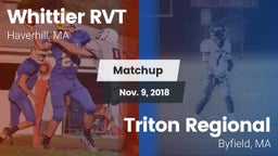 Matchup: Whittier RVT High vs. Triton Regional  2018