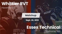 Matchup: Whittier RVT High vs. Essex Technical  2019