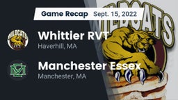 Recap: Whittier RVT  vs. Manchester Essex  2022