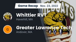 Recap: Whittier RVT  vs. Greater Lawrence Tech  2022
