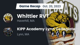 Recap: Whittier RVT  vs. KIPP Academy Lynn Collegiate  2023