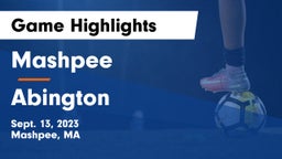 Mashpee  vs Abington  Game Highlights - Sept. 13, 2023