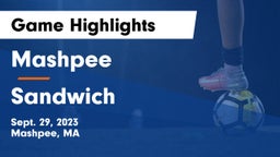 Mashpee  vs Sandwich  Game Highlights - Sept. 29, 2023