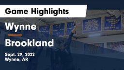 Wynne  vs Brookland  Game Highlights - Sept. 29, 2022