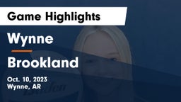 Wynne  vs Brookland  Game Highlights - Oct. 10, 2023