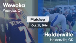 Matchup: Wewoka  vs. Holdenville  2016