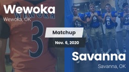 Matchup: Wewoka  vs. Savanna  2020