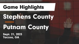 Stephens County  vs Putnam County  Game Highlights - Sept. 21, 2023