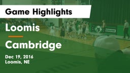 Loomis  vs Cambridge  Game Highlights - Dec 19, 2016