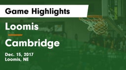Loomis  vs Cambridge  Game Highlights - Dec. 15, 2017