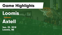 Loomis  vs Axtell  Game Highlights - Jan. 25, 2018