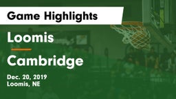 Loomis  vs Cambridge  Game Highlights - Dec. 20, 2019