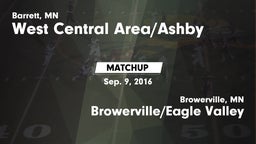 Matchup: West Central Area/As vs. Browerville/Eagle Valley  2016