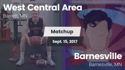 Matchup: West Central Area vs. Barnesville  2017