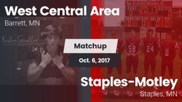 Matchup: West Central Area vs. Staples-Motley  2017