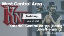 Matchup: West Central Area vs. Ottertail Central co-op [Battle Lake/Henning]  2018