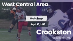 Matchup: West Central Area vs. Crookston  2019