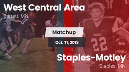 Matchup: West Central Area vs. Staples-Motley  2019