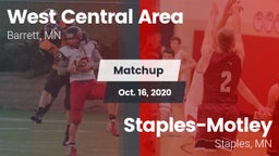 Matchup: West Central Area vs. Staples-Motley  2020