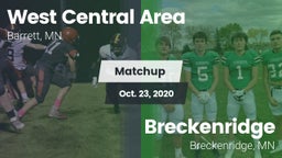 Matchup: West Central Area vs. Breckenridge  2020