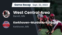 Recap: West Central Area vs. Kerkhoven-Murdock-Sunburg  2023