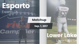 Matchup: Esparto  vs. Lower Lake  2017