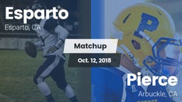 Matchup: Esparto  vs. Pierce  2018