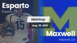 Matchup: Esparto  vs. Maxwell  2019