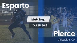 Matchup: Esparto  vs. Pierce  2019