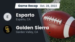 Recap: Esparto  vs. Golden Sierra  2022