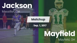 Matchup: Jackson  vs. Mayfield  2017