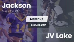 Matchup: Jackson  vs. JV Lake 2017