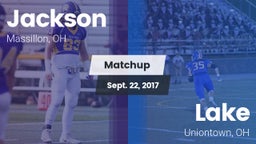 Matchup: Jackson  vs. Lake  2017